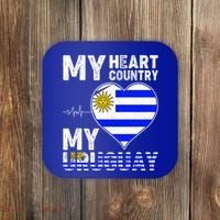 My Heart My Uruguay Coaster thumb 0