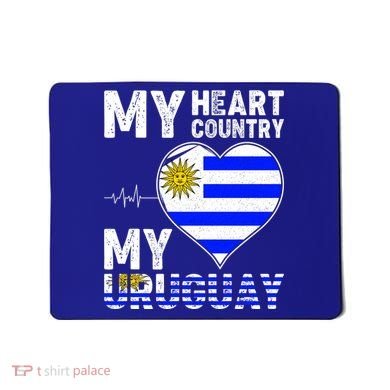 My Heart My Uruguay Mousepad