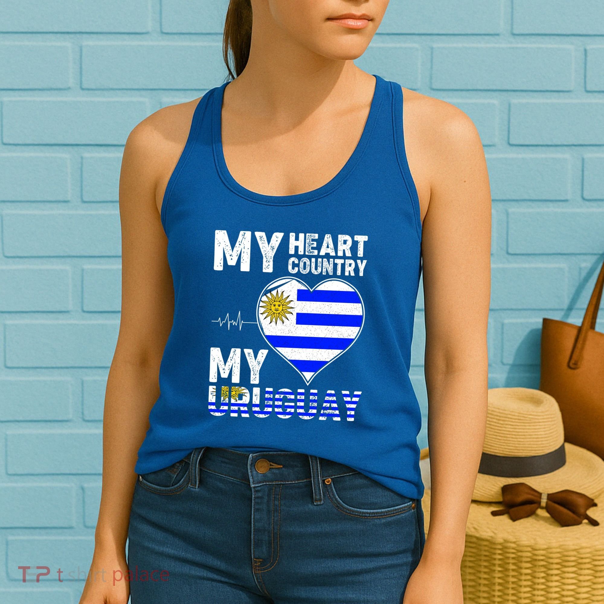 My Heart My Uruguay Women's Tank Top