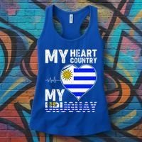 My Heart My Uruguay Women's Tank Top thumb 3