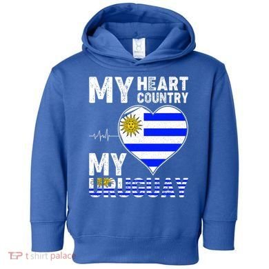 My Heart My Uruguay Toddler Hoodie