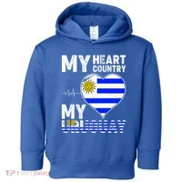 My Heart My Uruguay Toddler Hoodie thumb 0