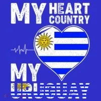 My Heart My Uruguay Toddler Hoodie thumb 2