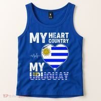 My Heart My Uruguay Tank Top thumb 2