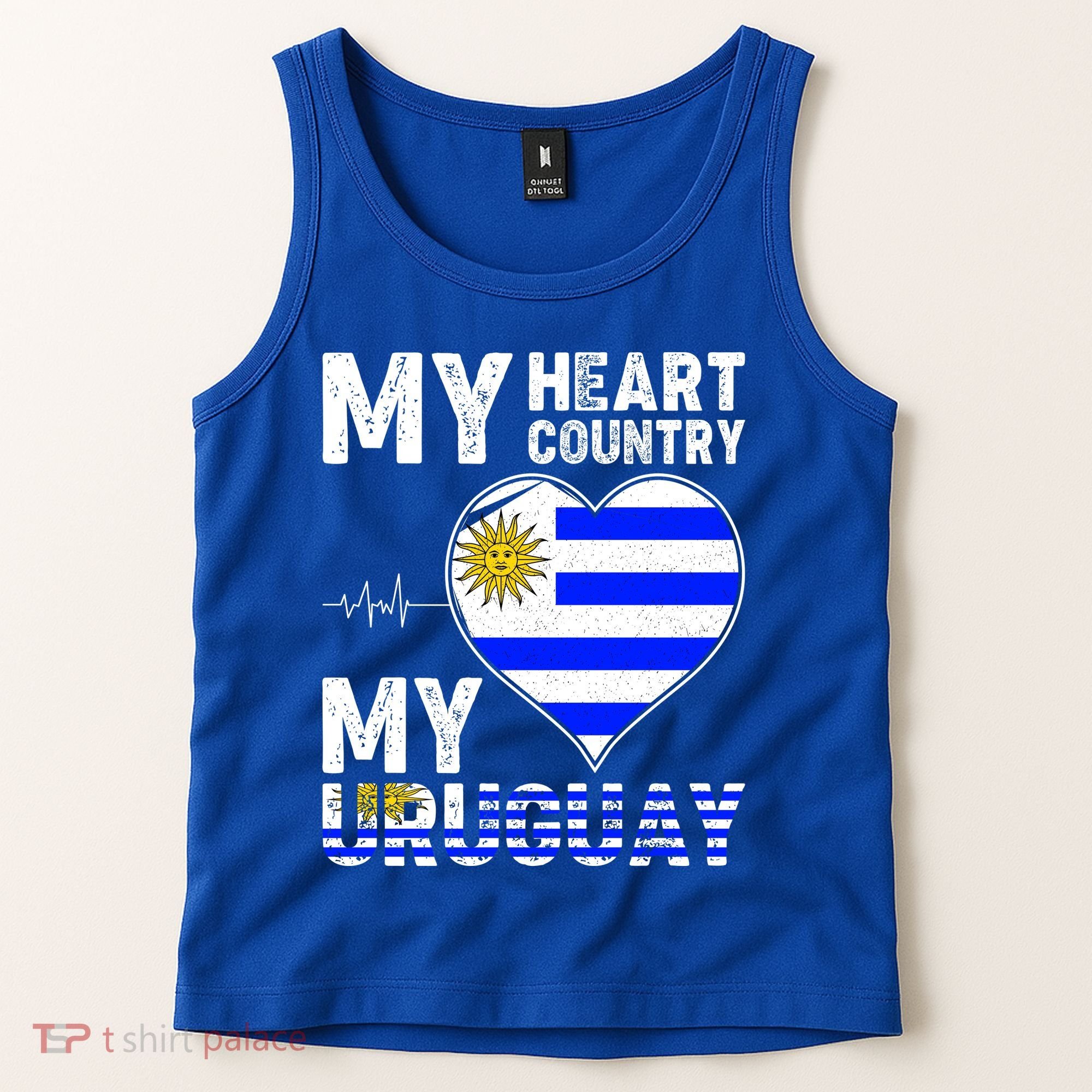 My Heart My Uruguay Tank Top
