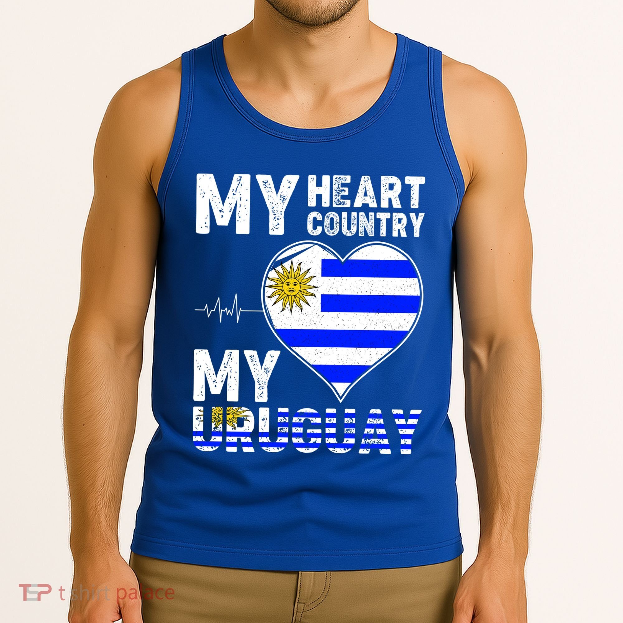 My Heart My Uruguay Tank Top