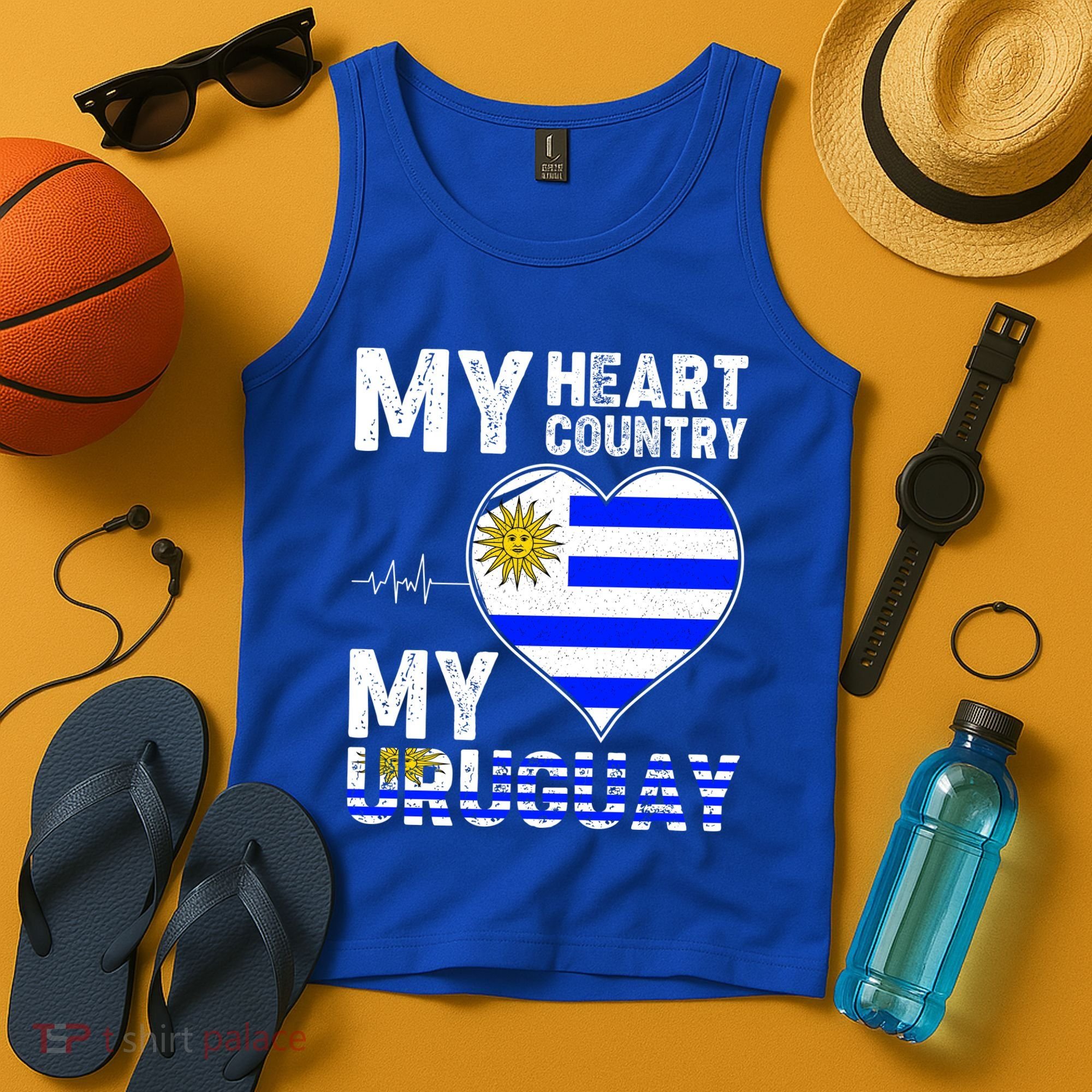 My Heart My Uruguay Tank Top