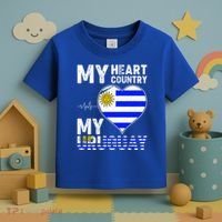 My Heart My Uruguay Toddler T-Shirt thumb 3