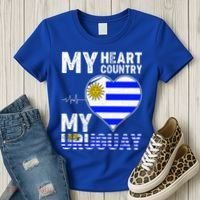 My Heart My Uruguay Women's T-Shirt thumb 3