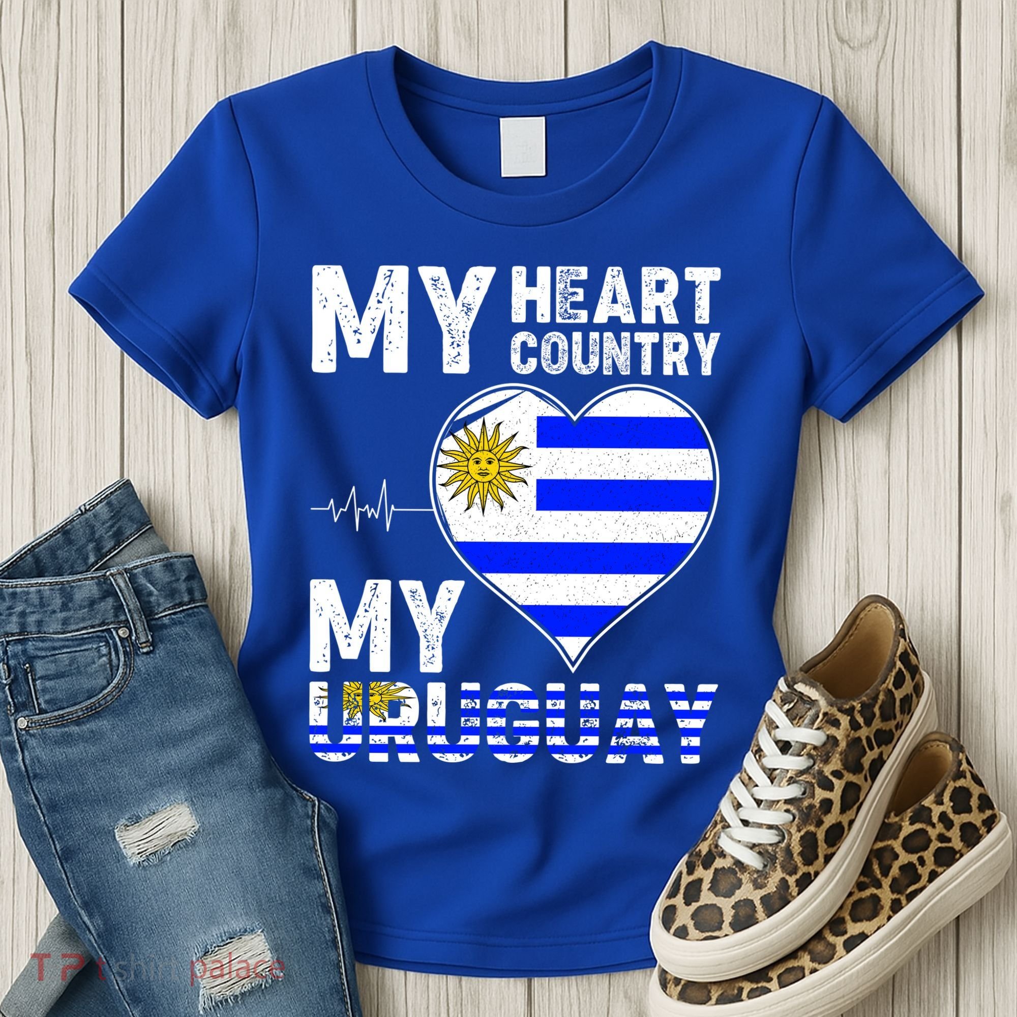 My Heart My Uruguay Women's T-Shirt