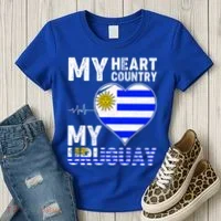 My Heart My Uruguay Women's T-Shirt thumb 3
