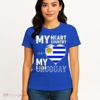 My Heart My Uruguay Women's T-Shirt thumb 4