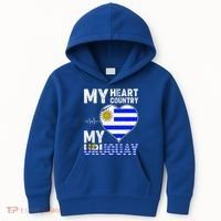 My Heart My Uruguay Kids Hoodie thumb 0