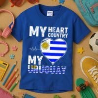 My Heart My Uruguay Kids T-Shirt thumb 3