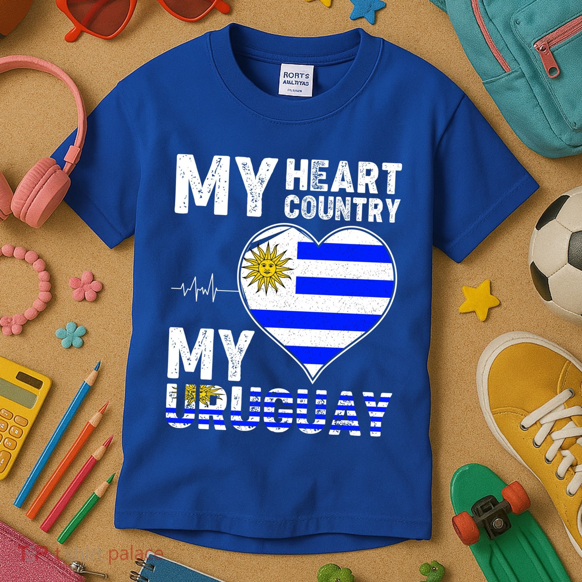 My Heart My Uruguay Kids T-Shirt