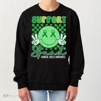 Mental Health Matters Awareness Support Squad Green Ribbon  Women's Sweatshirt thumb 0