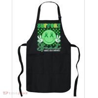 Mental Health Matters Awareness Support Squad Green Ribbon  Apron thumb 0