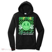 Mental Health Matters Awareness Support Squad Green Ribbon  Women's Hoodie thumb 0