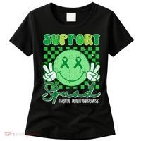Mental Health Matters Awareness Support Squad Green Ribbon  Women's T-Shirt thumb 0