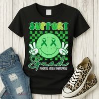 Mental Health Matters Awareness Support Squad Green Ribbon  Women's T-Shirt thumb 3