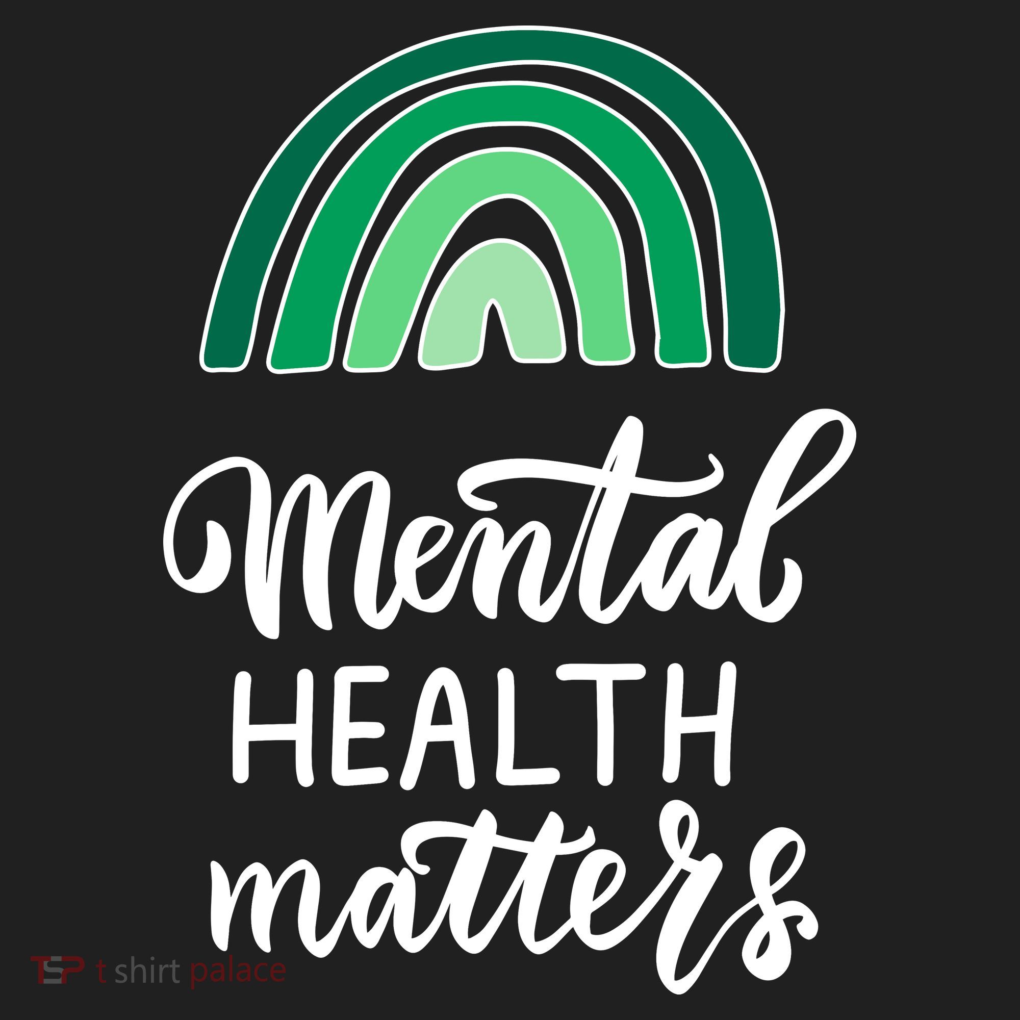 Mental Health Matters Awareness Month Rainbow Beanie