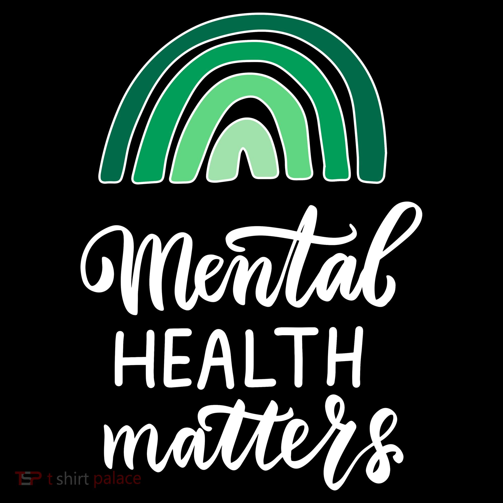Mental Health Matters Awareness Month Rainbow Women's Hoodie
