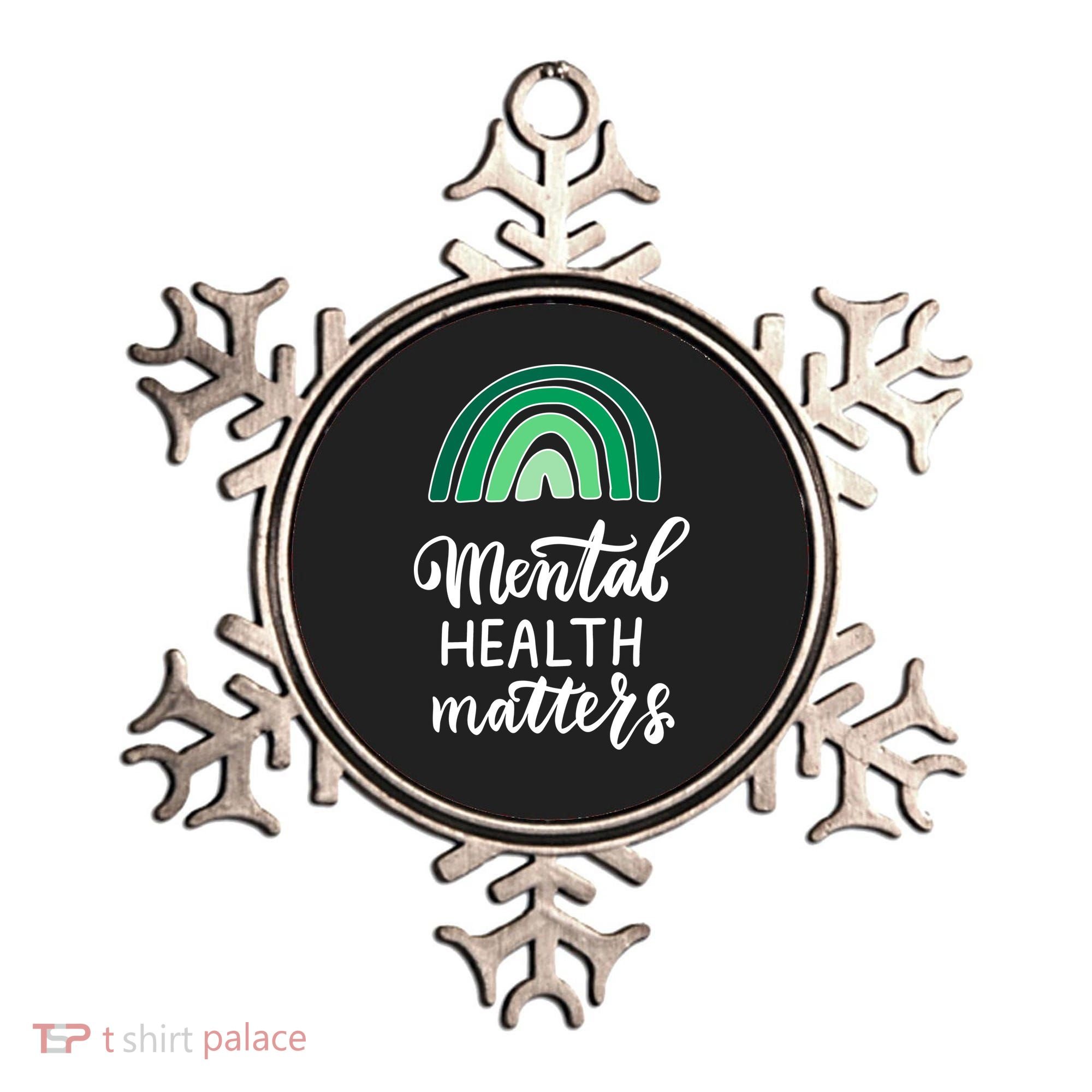 Mental Health Matters Awareness Month Rainbow Ornament