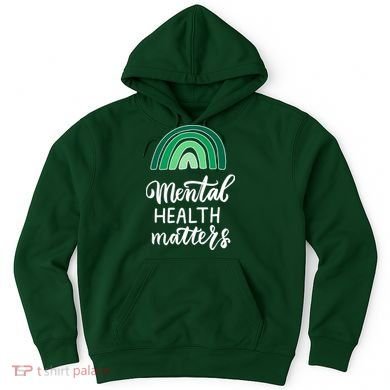 Mental Health Matters Awareness Month Rainbow Hoodie