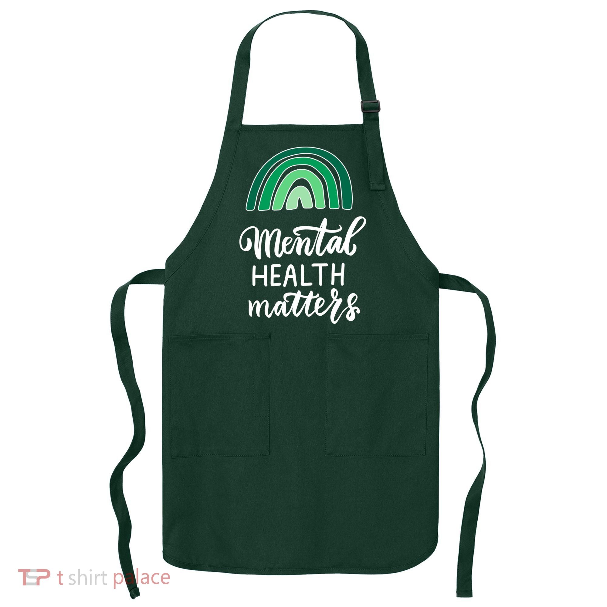 Mental Health Matters Awareness Month Rainbow Apron
