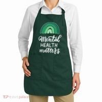 Mental Health Matters Awareness Month Rainbow Apron thumb 2