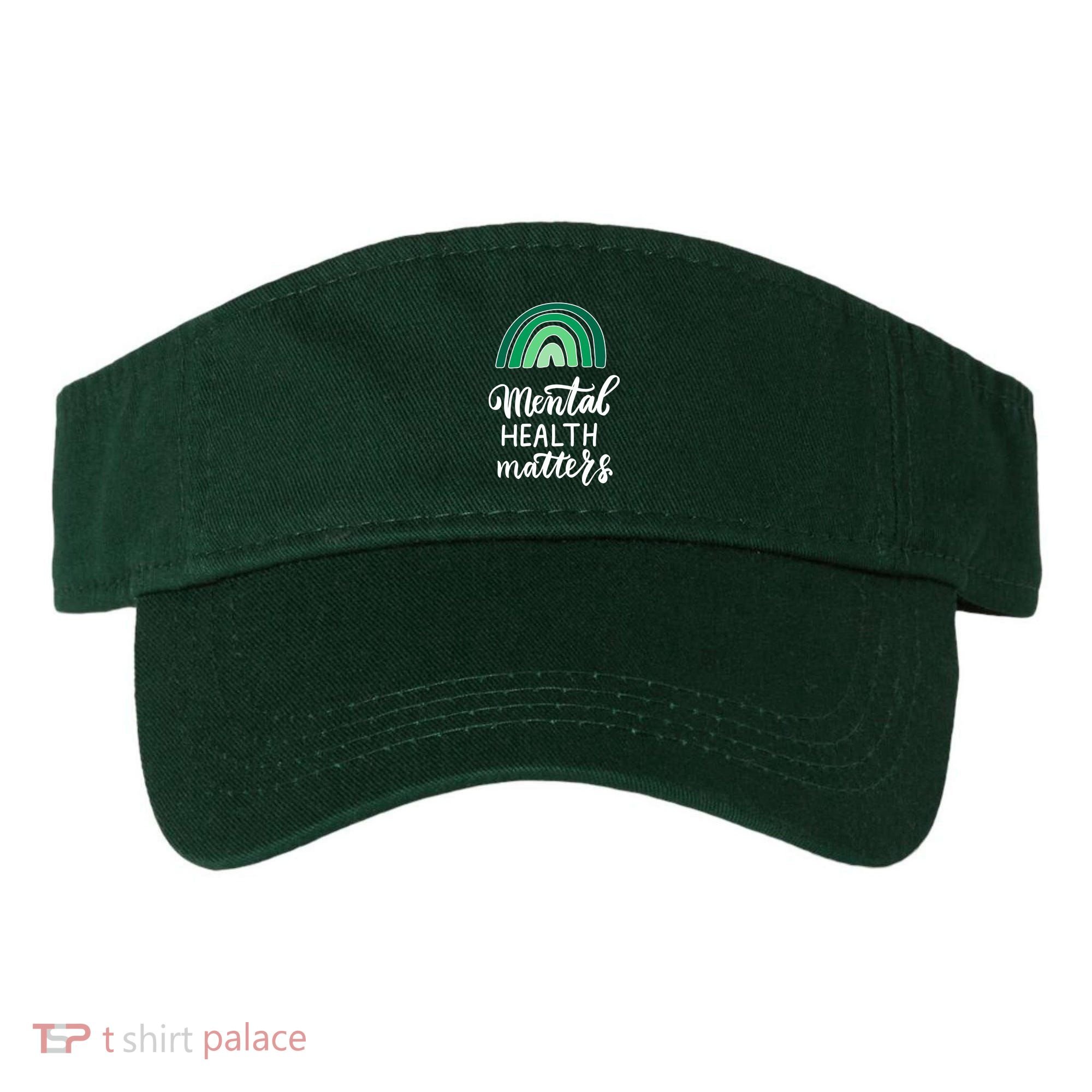 Mental Health Matters Awareness Month Rainbow Visor