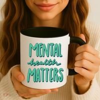 Mental Health Matters Awareness Month Coffee Mug thumb 3