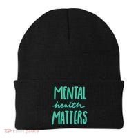 Mental Health Matters Awareness Month Beanie thumb 0