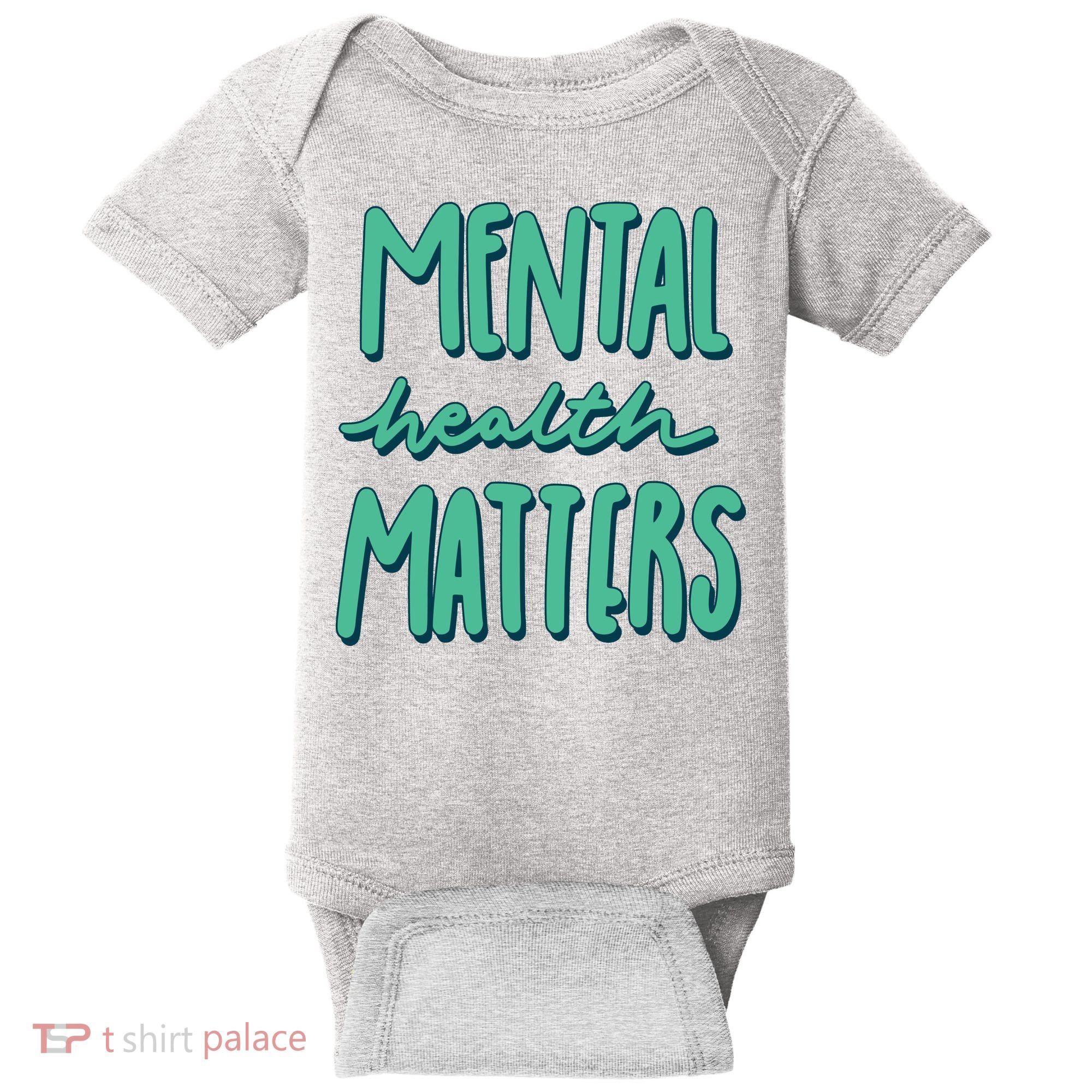 Mental Health Matters Awareness Month Baby Bodysuit