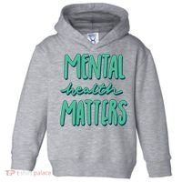 Mental Health Matters Awareness Month Toddler Hoodie thumb 0