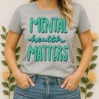 Mental Health Matters Awareness Month Women's T-Shirt thumb 2