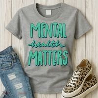 Mental Health Matters Awareness Month Women's T-Shirt thumb 3