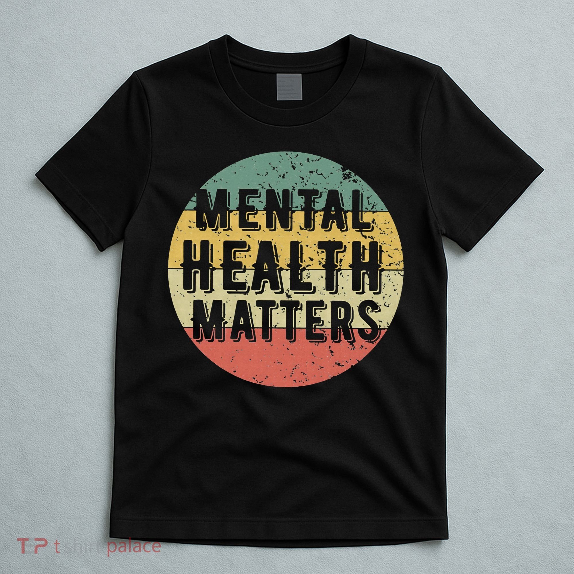 Mental Health Matters Vintage Retro 90's Style Awareness Tee T-Shirt