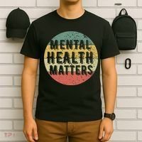 Mental Health Matters Vintage Retro 90's Style Awareness Tee T-Shirt thumb 6