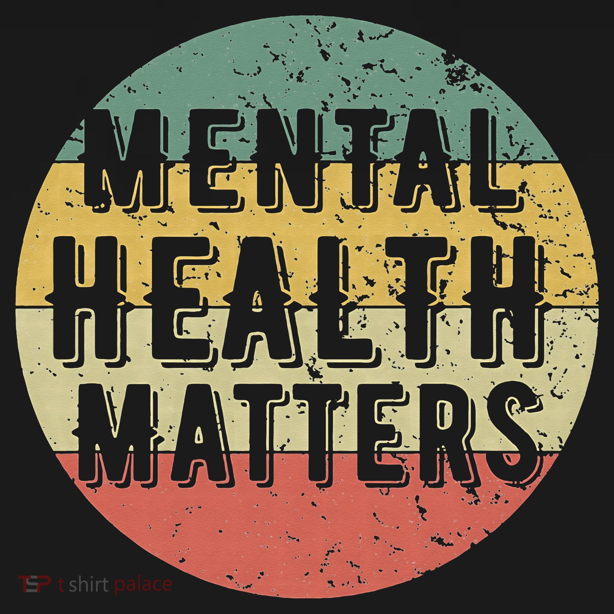 Mental Health Matters Vintage Retro 90's Style Awareness Tee T-Shirt