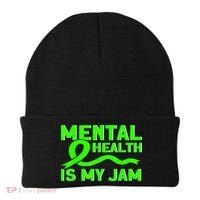 Mental Health My Jam Mental Health Awareness Beanie thumb 0
