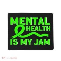 Mental Health My Jam Mental Health Awareness Mousepad thumb 0