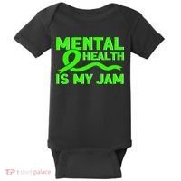 Mental Health My Jam Mental Health Awareness Baby Bodysuit thumb 0