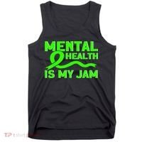 Mental Health My Jam Mental Health Awareness Tank Top thumb 0
