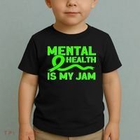 Mental Health My Jam Mental Health Awareness Toddler T-Shirt thumb 2