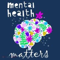 Mental Health Matters Flowers Brain Awareness Month Women's Tank Top thumb 5