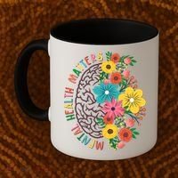 Mental Health Matters Flowering Mind Coffee Mug thumb 2