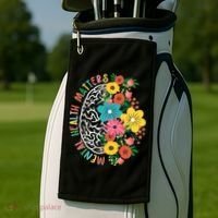 Mental Health Matters Flowering Mind Golf Towel thumb 2