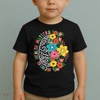 Mental Health Matters Flowering Mind Toddler T-Shirt thumb 2