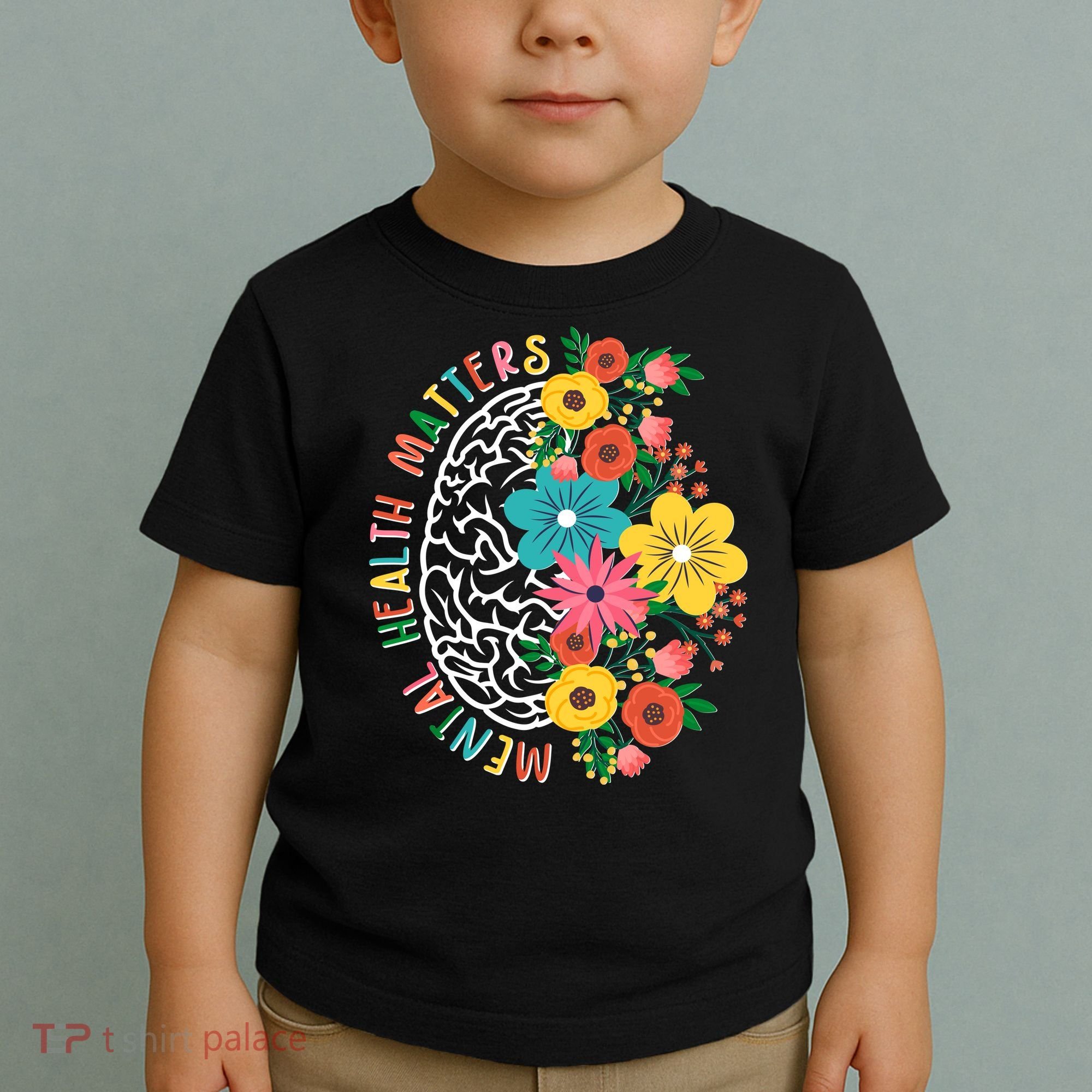 Mental Health Matters Flowering Mind Toddler T-Shirt